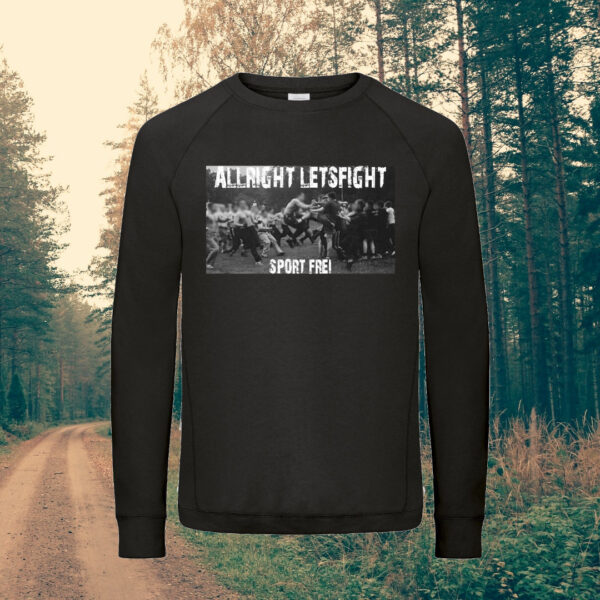 ALLRIGHTLETSFIGHT Sweatshirt Feld-Wald-Wiese Feld-Wald-Wiese ALLRIGHTLETSFIGHT