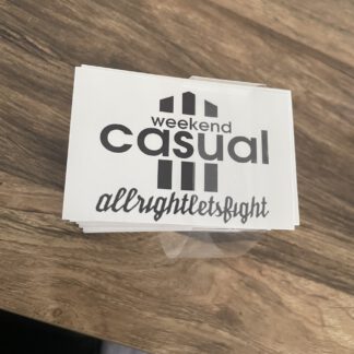 Aufkleber Casual